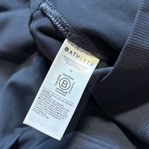 Athleta Navy Wide Leg Stretch Pants – Size Medium - Picture 4 of 4